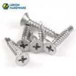 Lekon Flat Head Self Drilling Screw Factory Custom Stainless Steel Countersunk Phillips Screws Tornillo Autoperforante - Image 2
